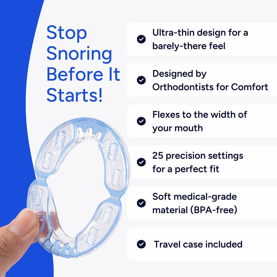 QuietLab Pro Anti-Snoring Mouthpiece - Adjustable Snoring Mouth Guard