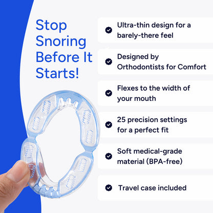 QuietLab Pro Anti-Snoring Mouthpiece - Adjustable Snoring Mouth Guard